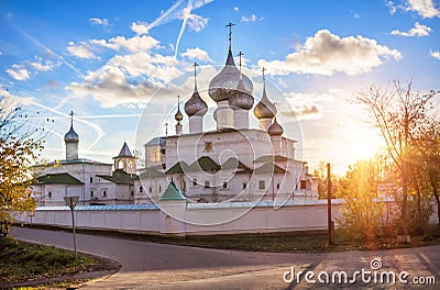 Resurrection monastery in Uglich Stock Photo